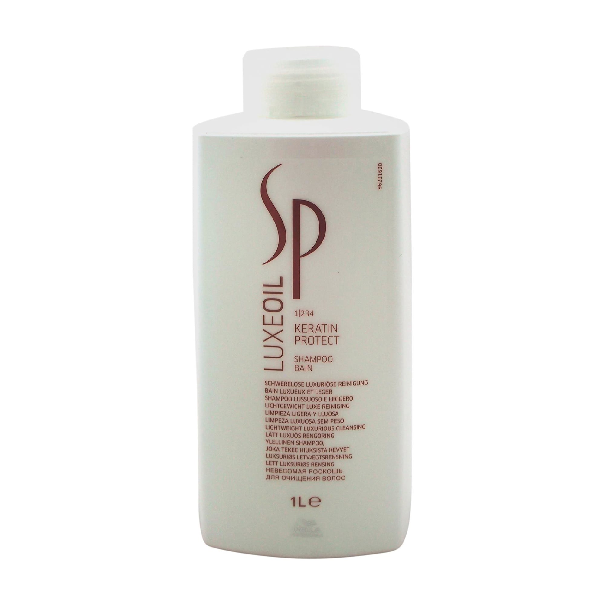 Шампунь Wella Professionals Sp System Professional Luxeoil Keratin Protect Shampoo для захисту волосся, з кератином, 1 л